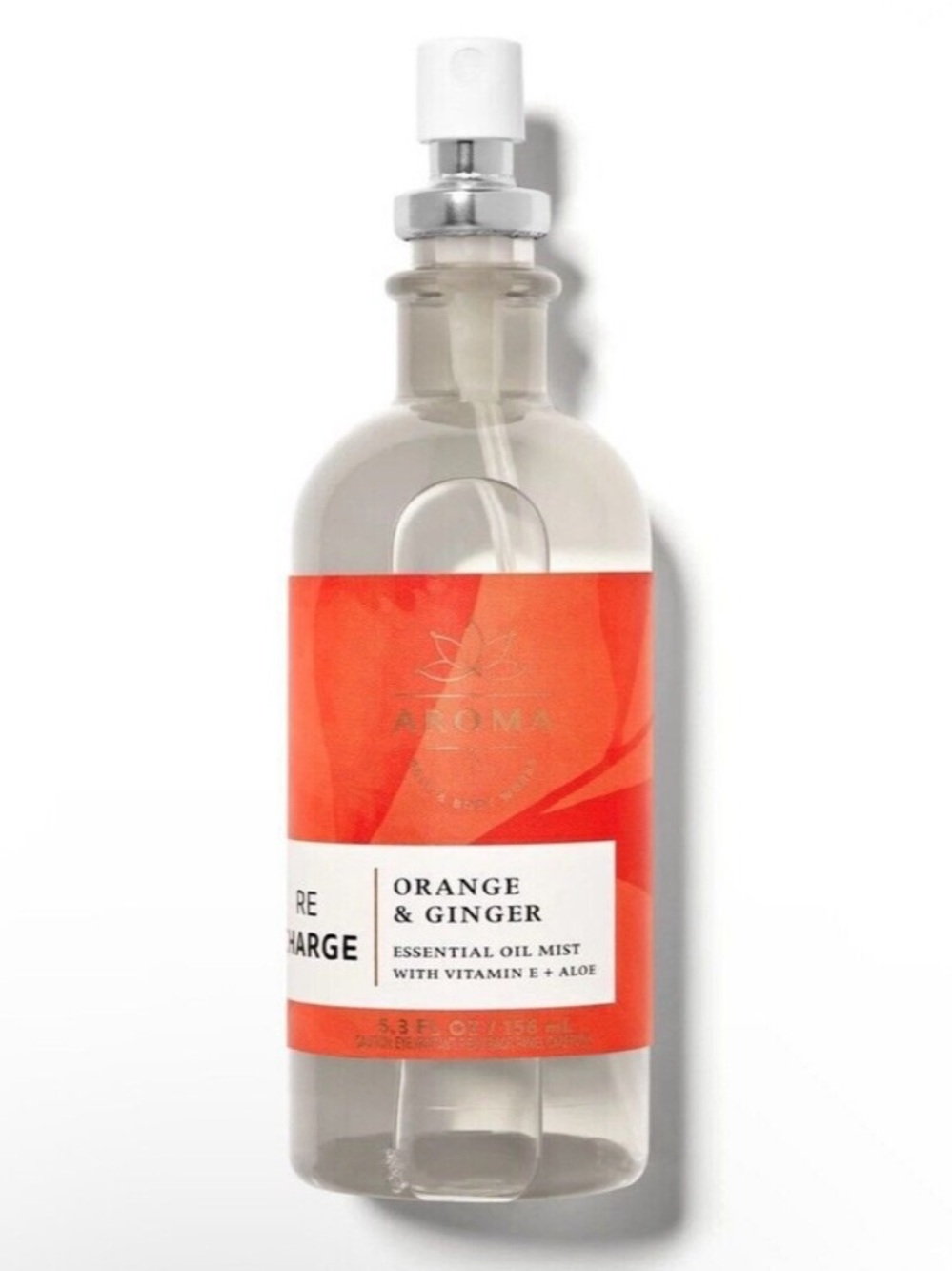 Bath & Body Works Orange & Ginger Re Charge Essential Oil Mist 5.3 FL. OZ.